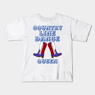 COUNTRY Line Dancer Kids T-Shirt